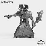 Tabletop Terrain Miniature Attacking Undead Priest Tier 1