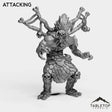 Tabletop Terrain Miniature Attacking Undead Troll