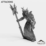 Tabletop Terrain Miniature Attacking Undead Warlock Tier 1
