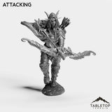 Tabletop Terrain Miniature Attacking Void Scout Leader