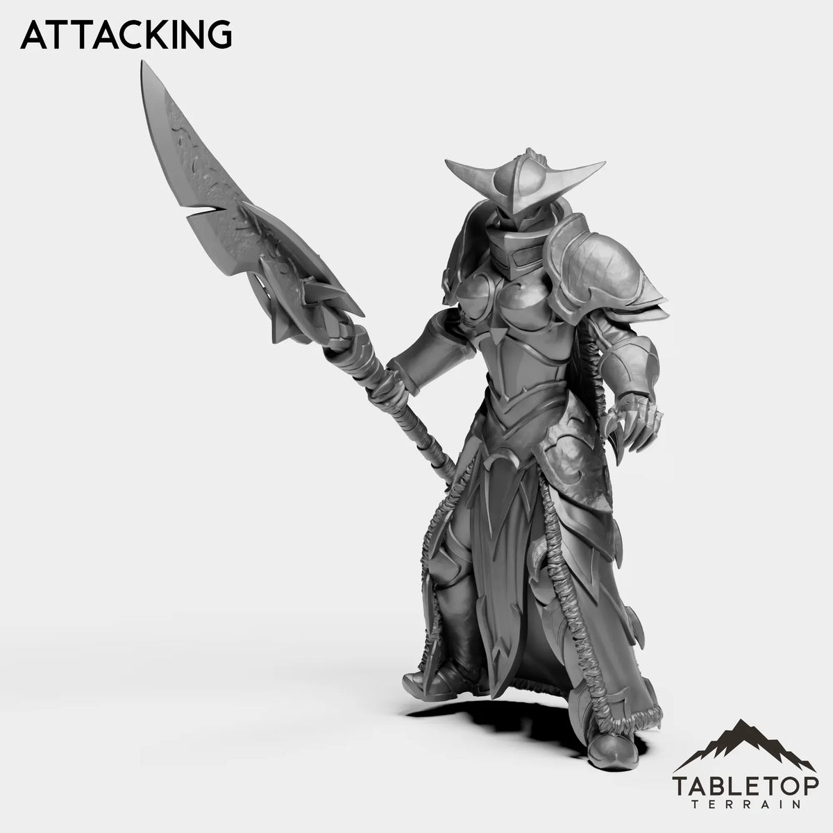 Tabletop Terrain Miniature Attacking Warden Shade