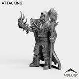 Tabletop Terrain Miniature Attacking Wizard Medgar