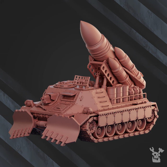 Tabletop Terrain Miniature Automated Missile Launcher "Comrad Freeze" CF-939