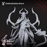 Tabletop Terrain Miniature Avatar of Lust with a sword