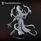 Tabletop Terrain Miniature Avatar of Lust with spear and shield