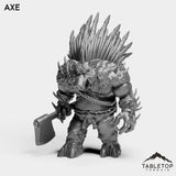 Tabletop Terrain Miniature Axe Quilboar Hunter
