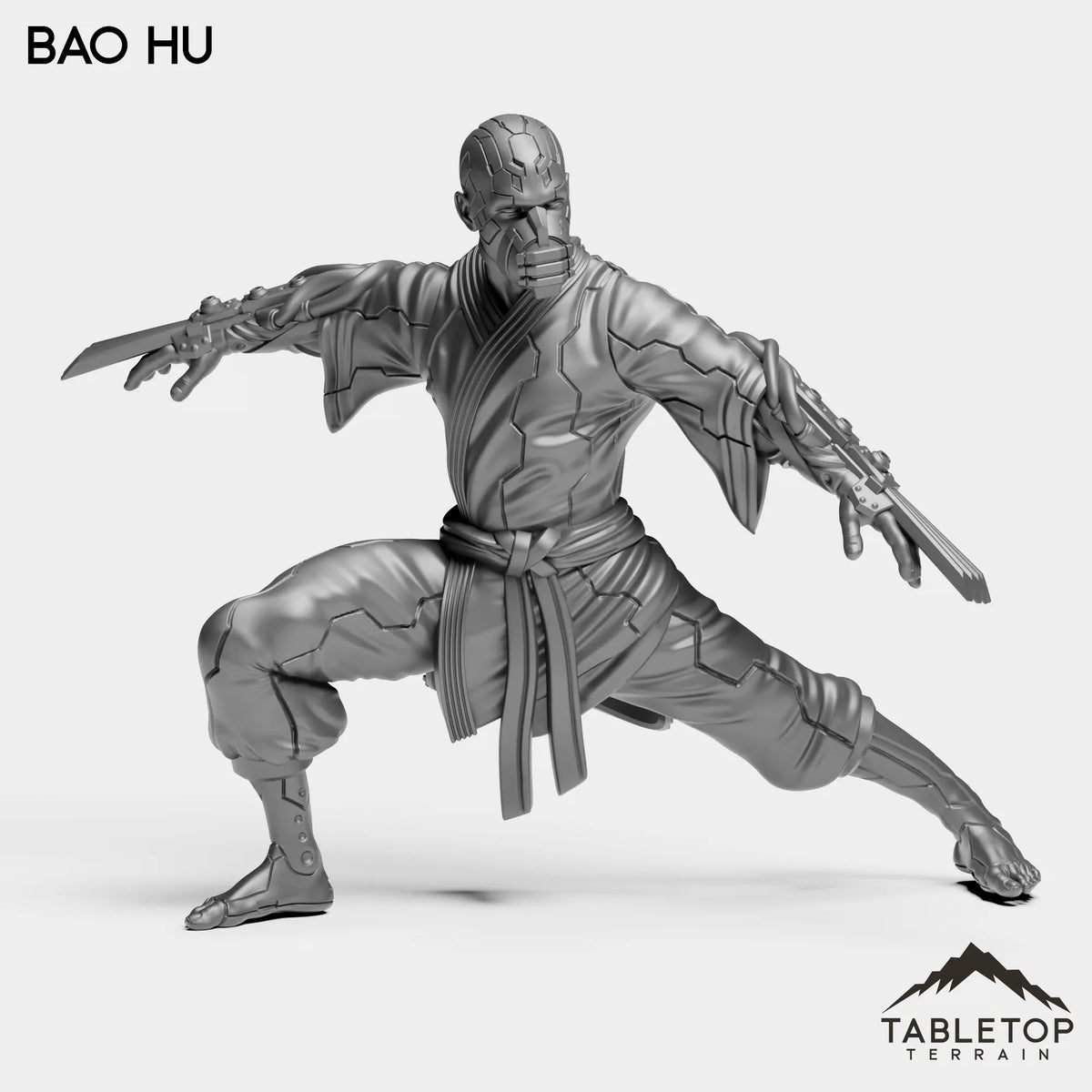 Tabletop Terrain Miniature Bao Hu - Black Lotus Triads