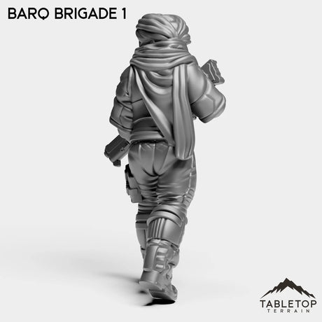 Tabletop Terrain Miniature Barq Brigade