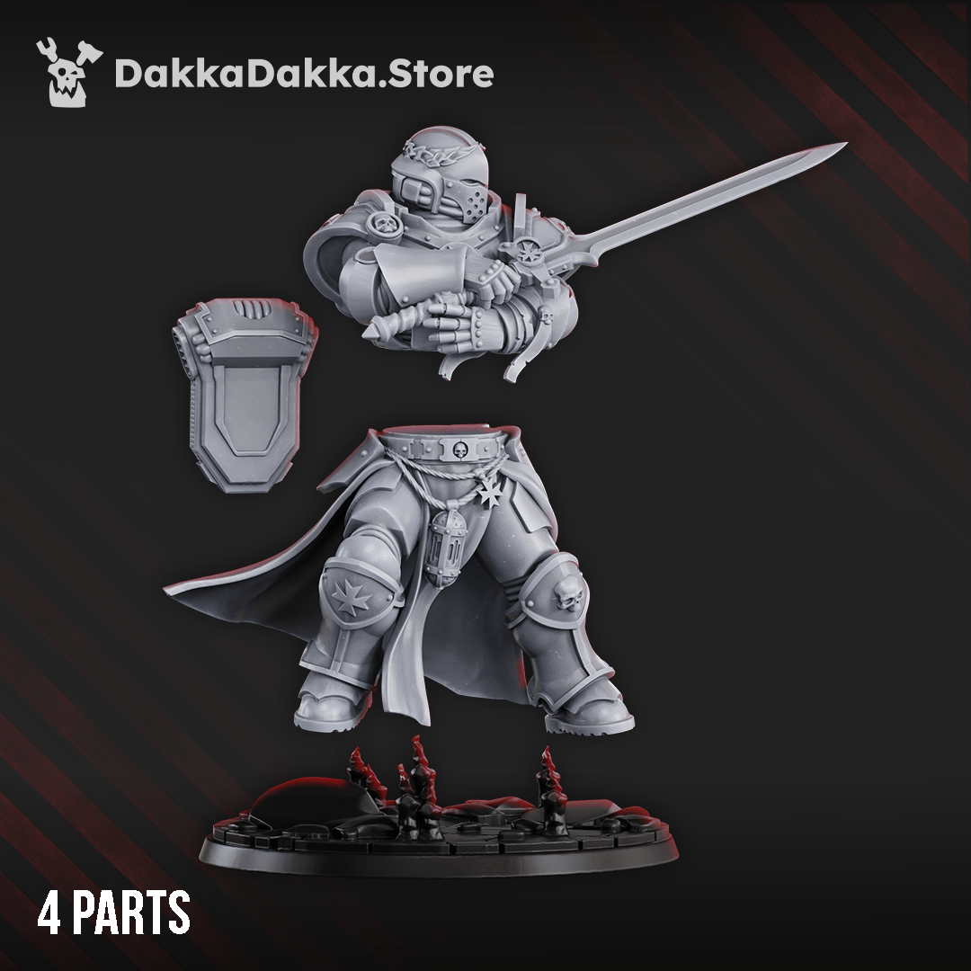Tabletop Terrain Miniature Battle Brother + painting guide