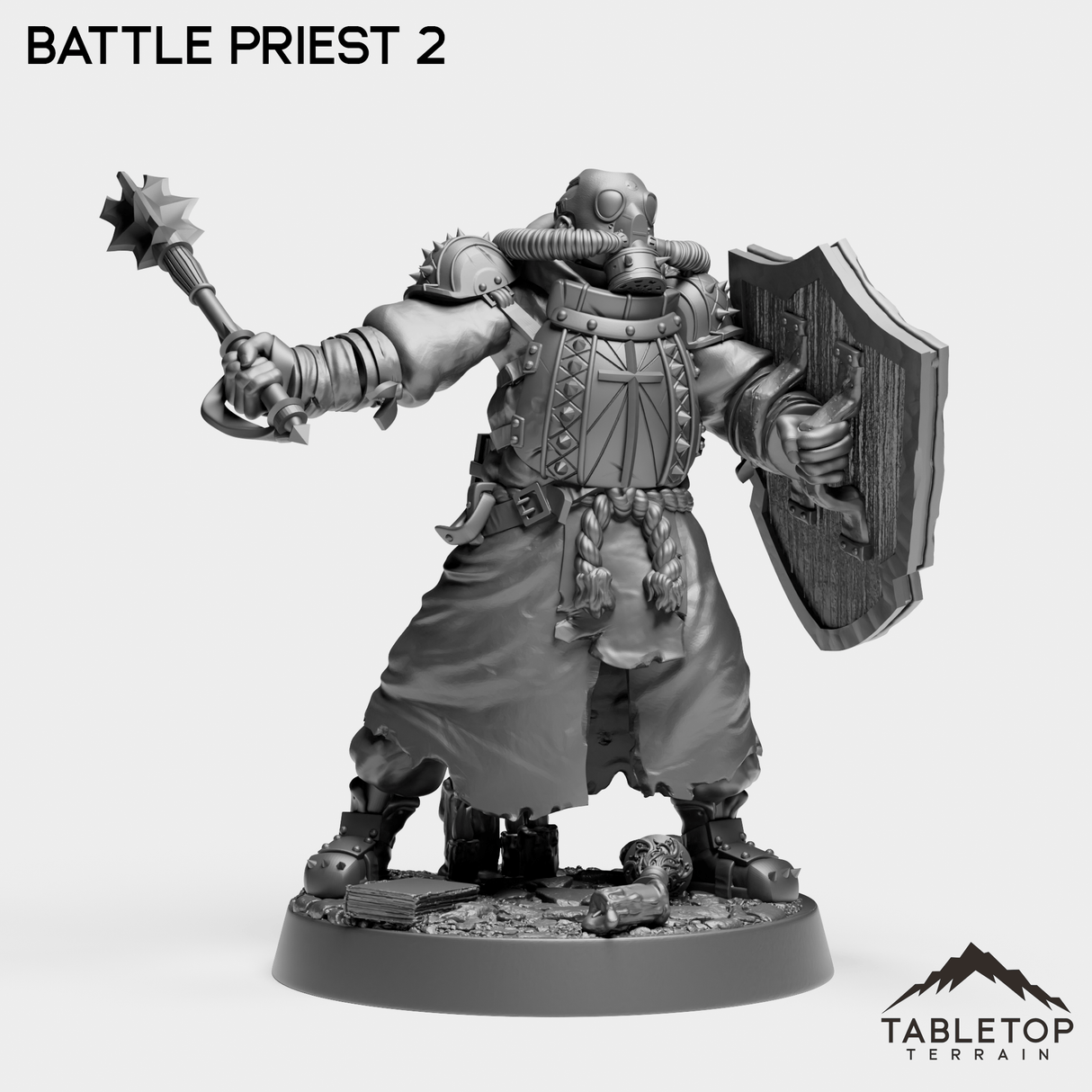 Tabletop Terrain Miniature Battle Priests - Add-ons