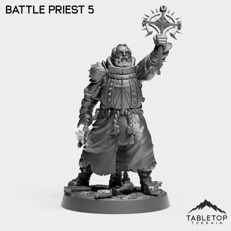 Tabletop Terrain Miniature Battle Priests - Add-ons