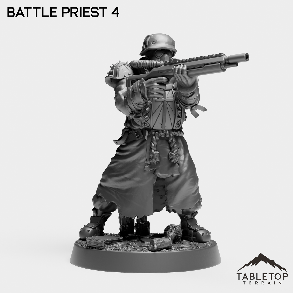 Tabletop Terrain Miniature Battle Priests - Add-ons