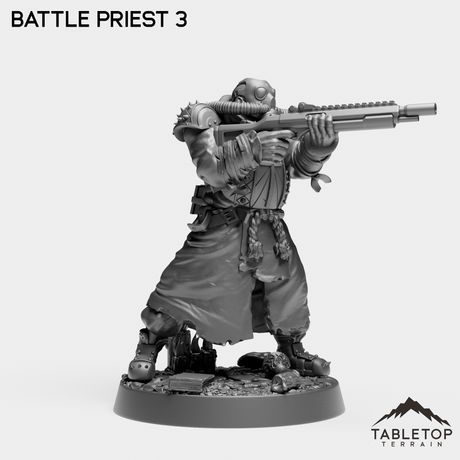 Tabletop Terrain Miniature Battle Priests - Add-ons