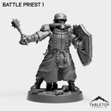 Tabletop Terrain Miniature Battle Priests - Add-ons
