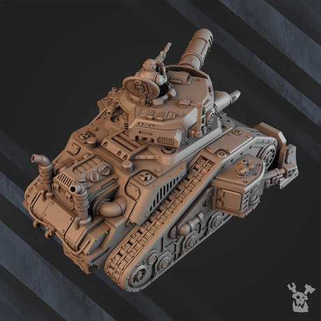 Tabletop Terrain Miniature Battle Tank "Lethal Rage" LR-6