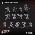 Tabletop Terrain Miniature Battle Witches Squad