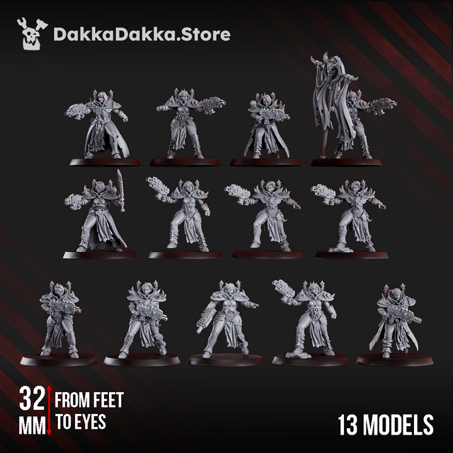 Tabletop Terrain Miniature Battle Witches Squad