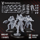 Tabletop Terrain Miniature Battle Witches Squad (build kit)