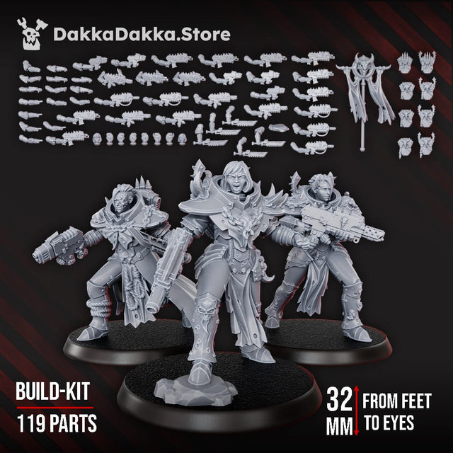 Tabletop Terrain Miniature Battle Witches Squad (build kit)