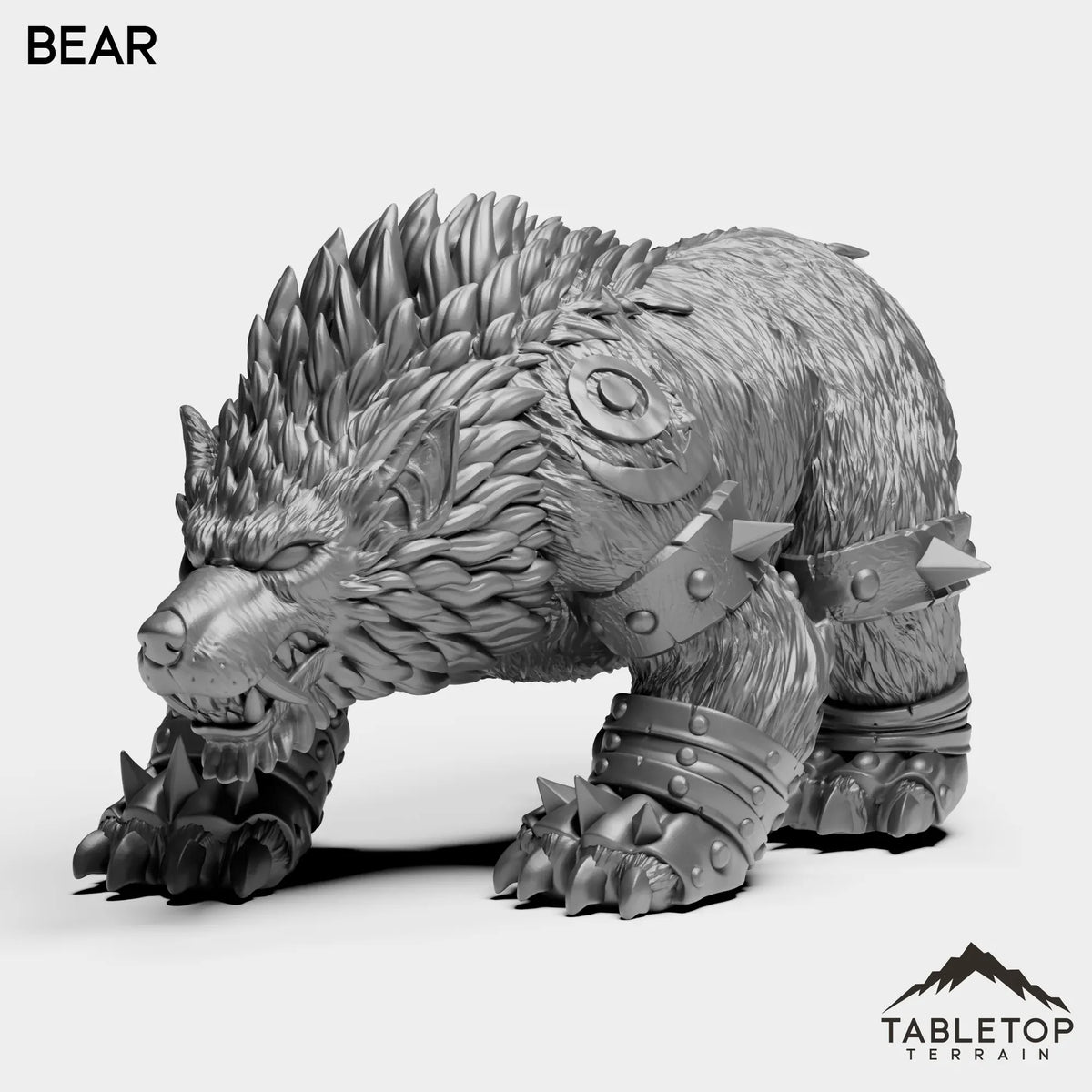 Tabletop Terrain Miniature Bear Werewolf Druid Forms