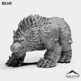 Tabletop Terrain Miniature Bear Werewolf Druid Forms