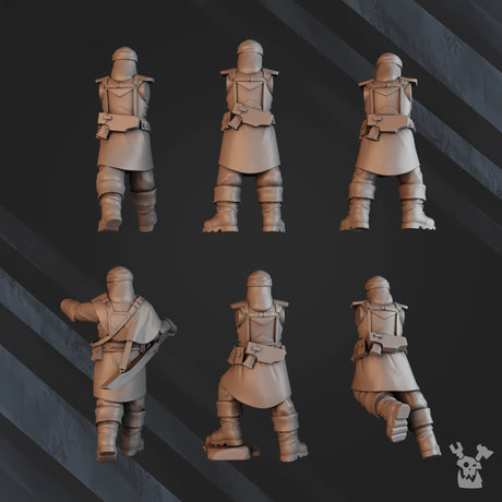 Tabletop Terrain Miniature Bedouin Desert Stalkers (build kit)