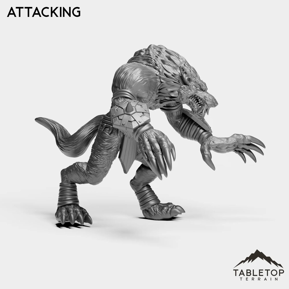 Tabletop Terrain Miniature Big Bad Werewolf