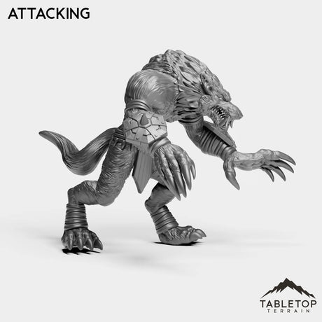 Tabletop Terrain Miniature Big Bad Werewolf