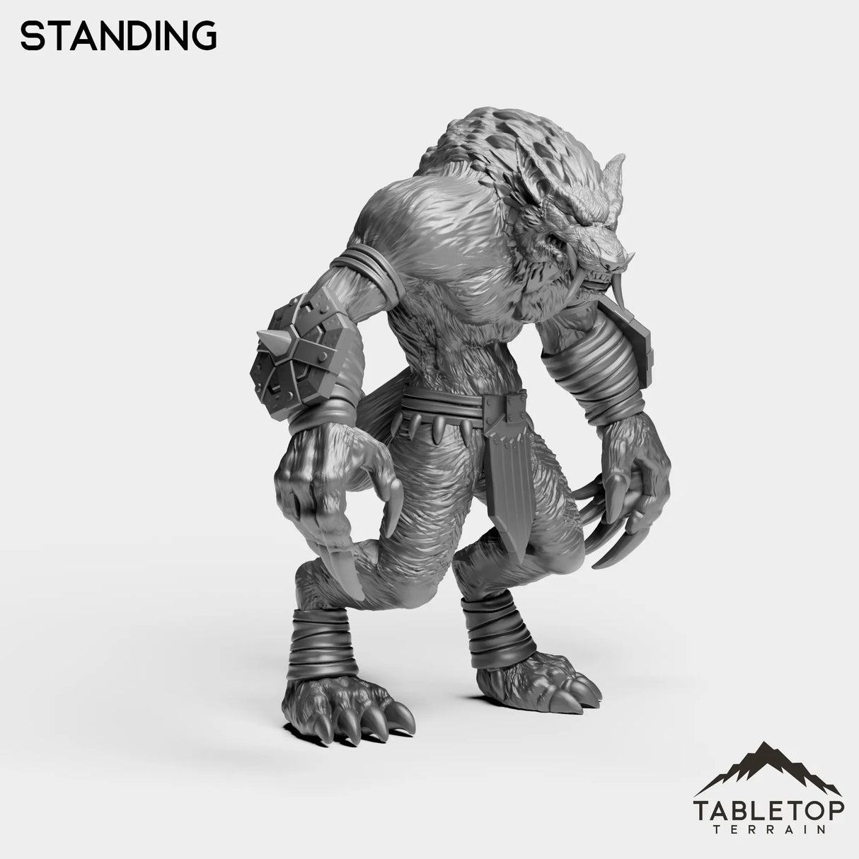 Tabletop Terrain Miniature Big Bad Werewolf
