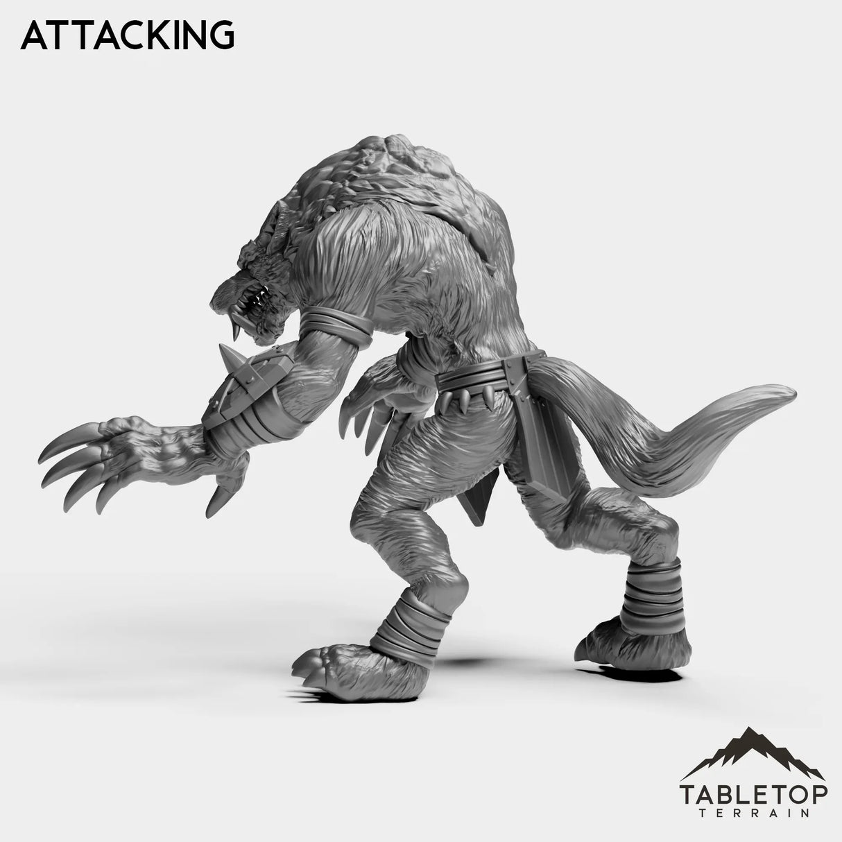 Tabletop Terrain Miniature Big Bad Werewolf