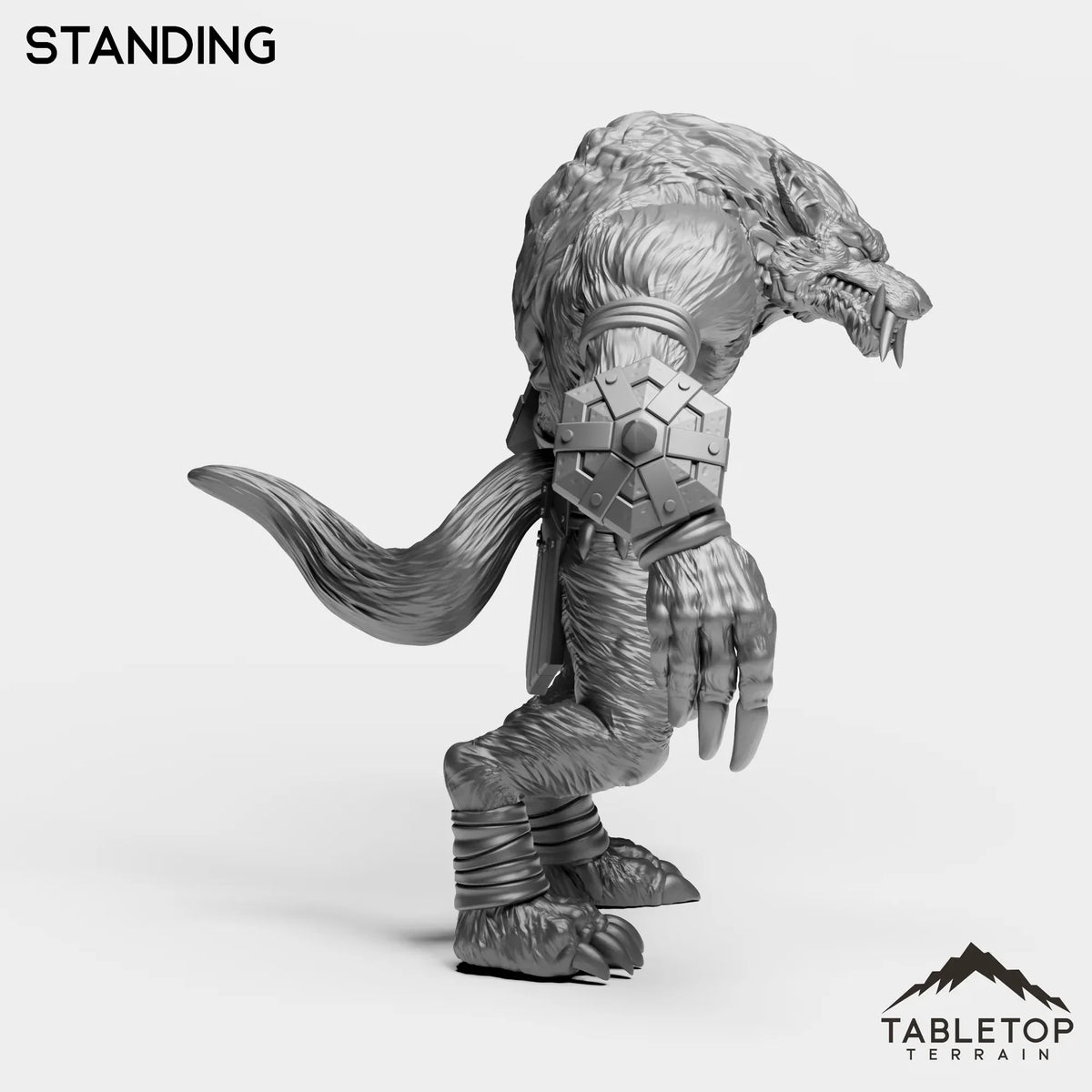 Tabletop Terrain Miniature Big Bad Werewolf