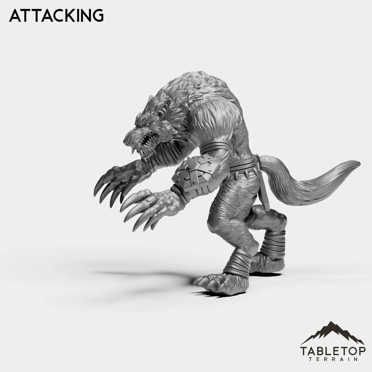 Tabletop Terrain Miniature Big Bad Werewolf