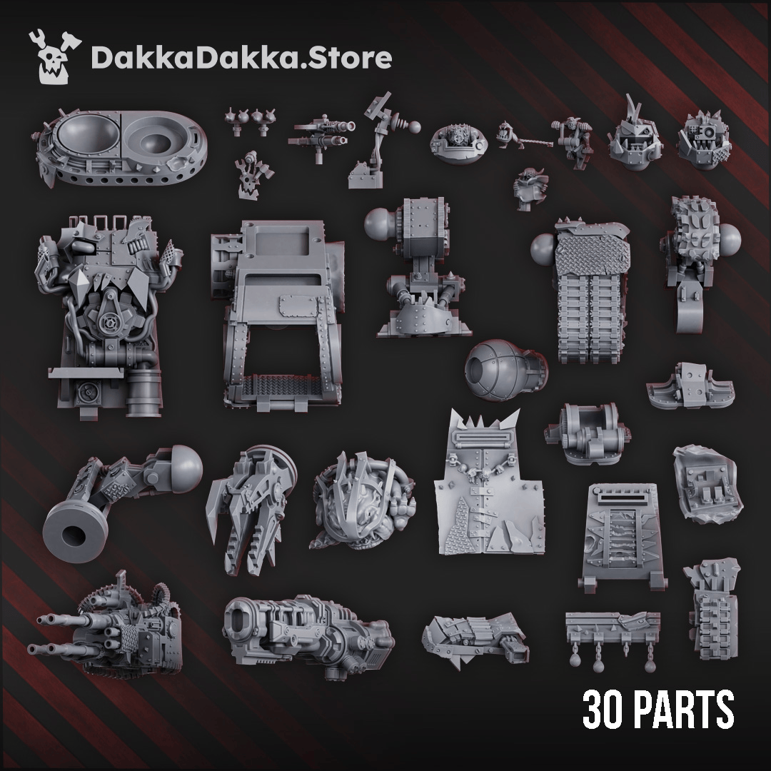 Tabletop Terrain Miniature Big Des'trukta & Big Breaka