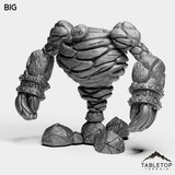 Tabletop Terrain Miniature Big Earth Elemental Boss