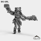 Tabletop Terrain Miniature Big Girl - Onlookers