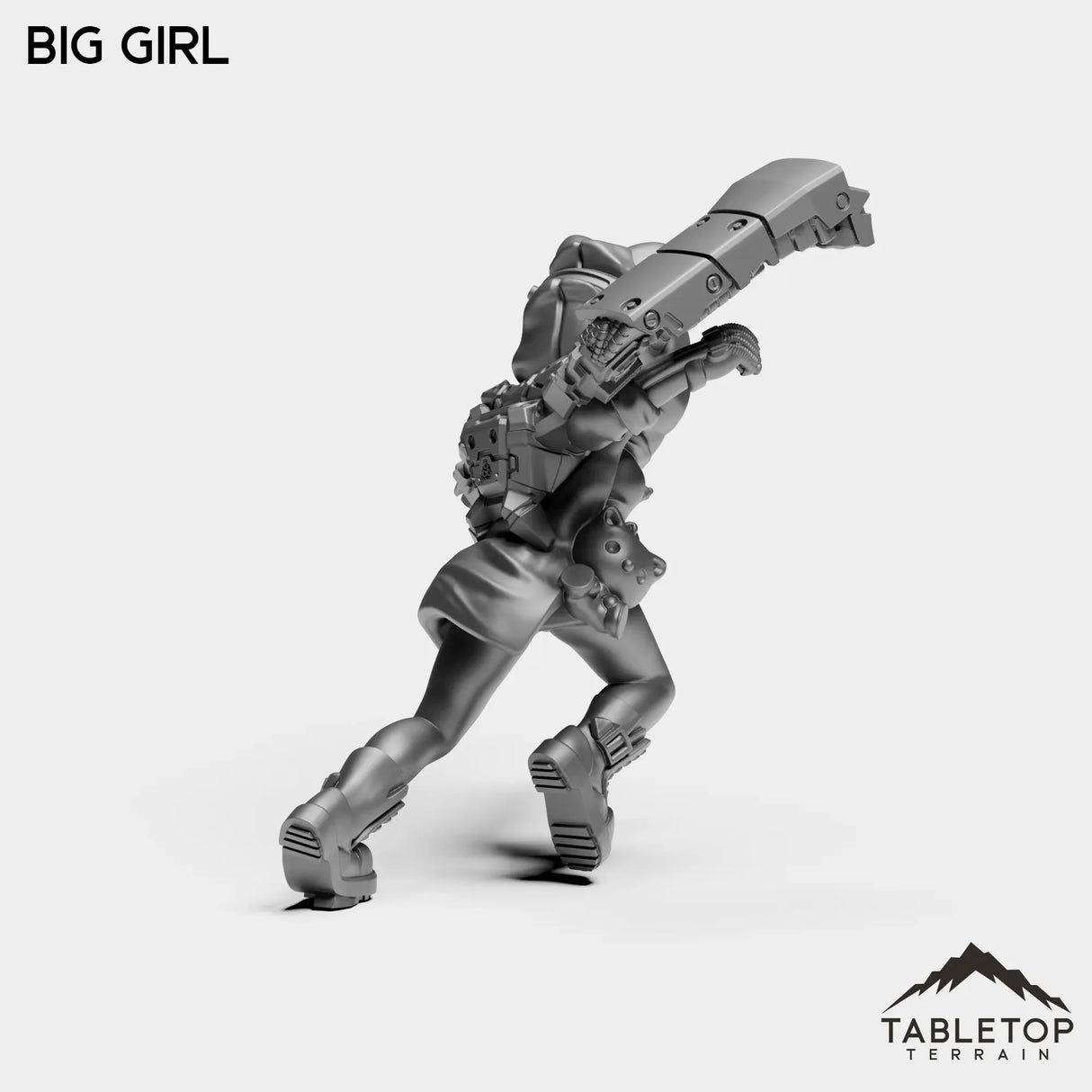 Tabletop Terrain Miniature Big Girl - Onlookers