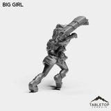 Tabletop Terrain Miniature Big Girl - Onlookers