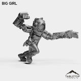 Tabletop Terrain Miniature Big Girl - Onlookers