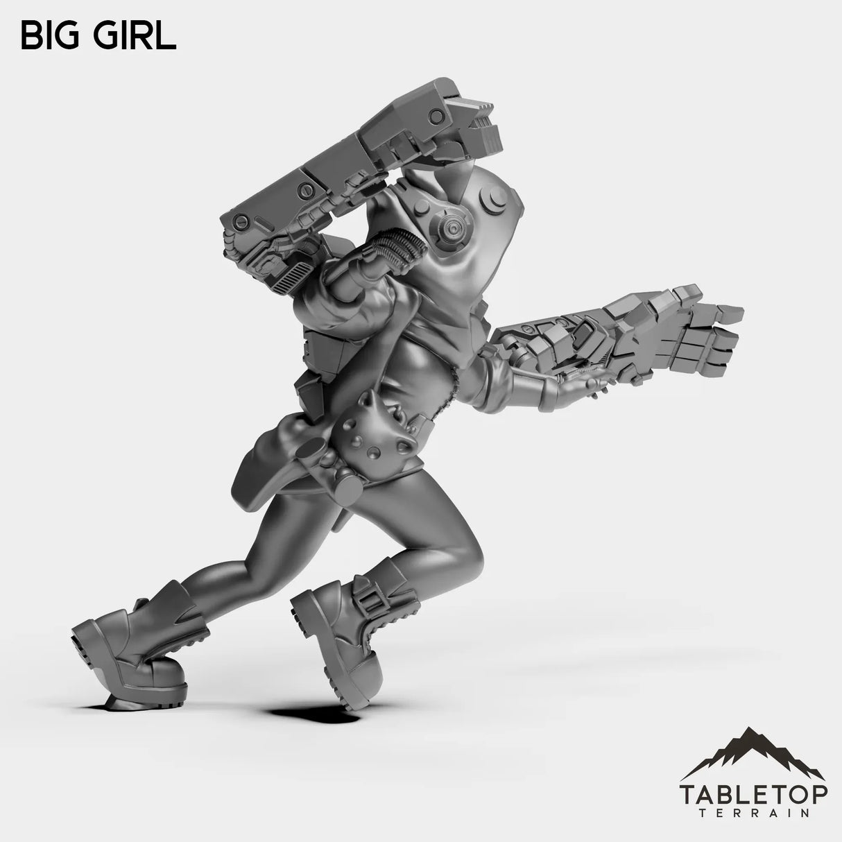 Tabletop Terrain Miniature Big Girl - Onlookers