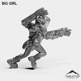 Tabletop Terrain Miniature Big Girl - Onlookers
