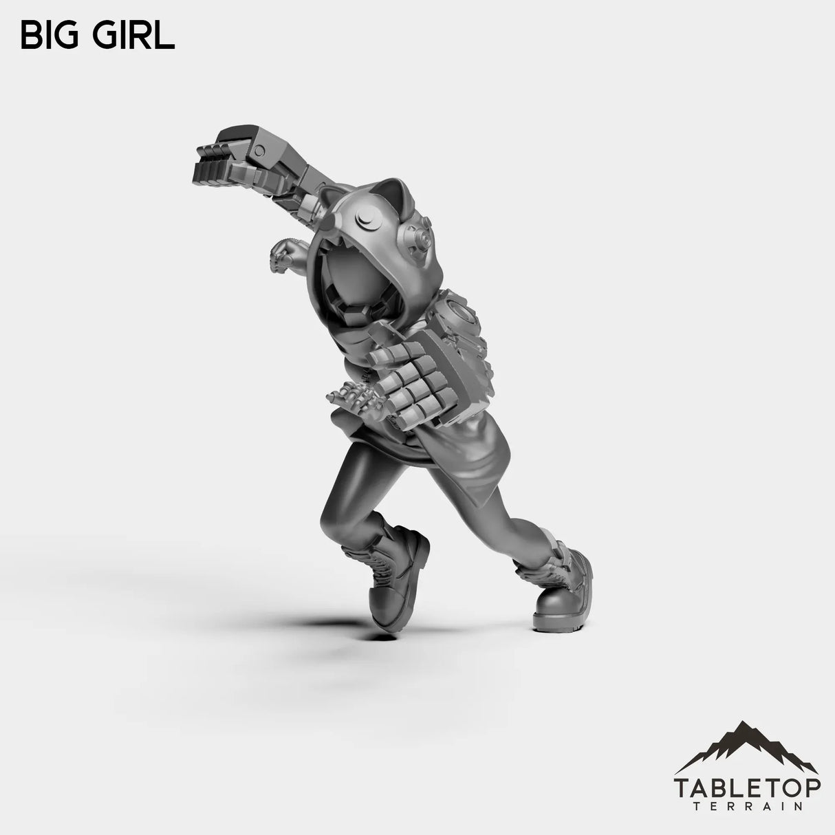 Tabletop Terrain Miniature Big Girl - Onlookers