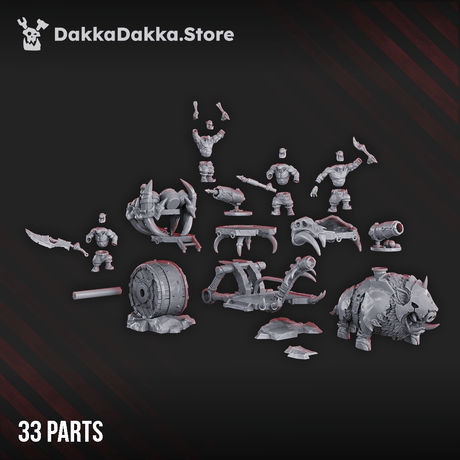 Tabletop Terrain Miniature Big Porkaz Carta