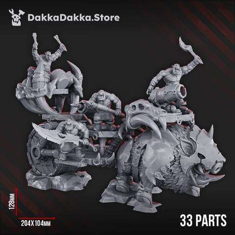 Tabletop Terrain Miniature Big Porkaz Carta