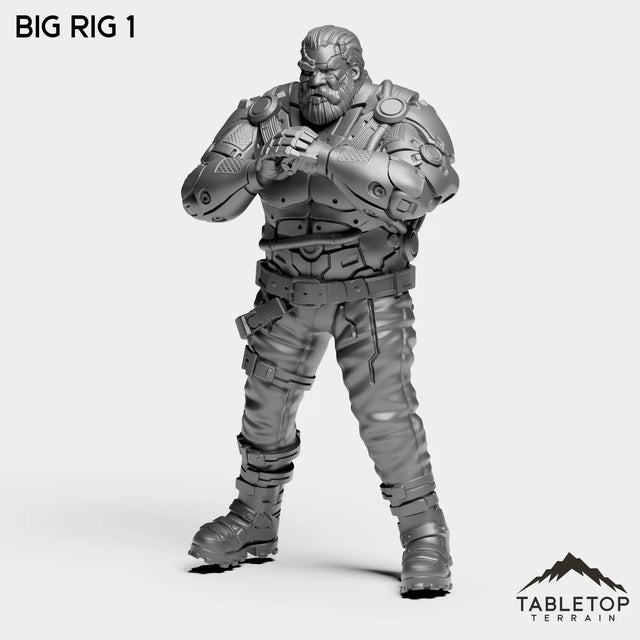 Tabletop Terrain Miniature Big Rig