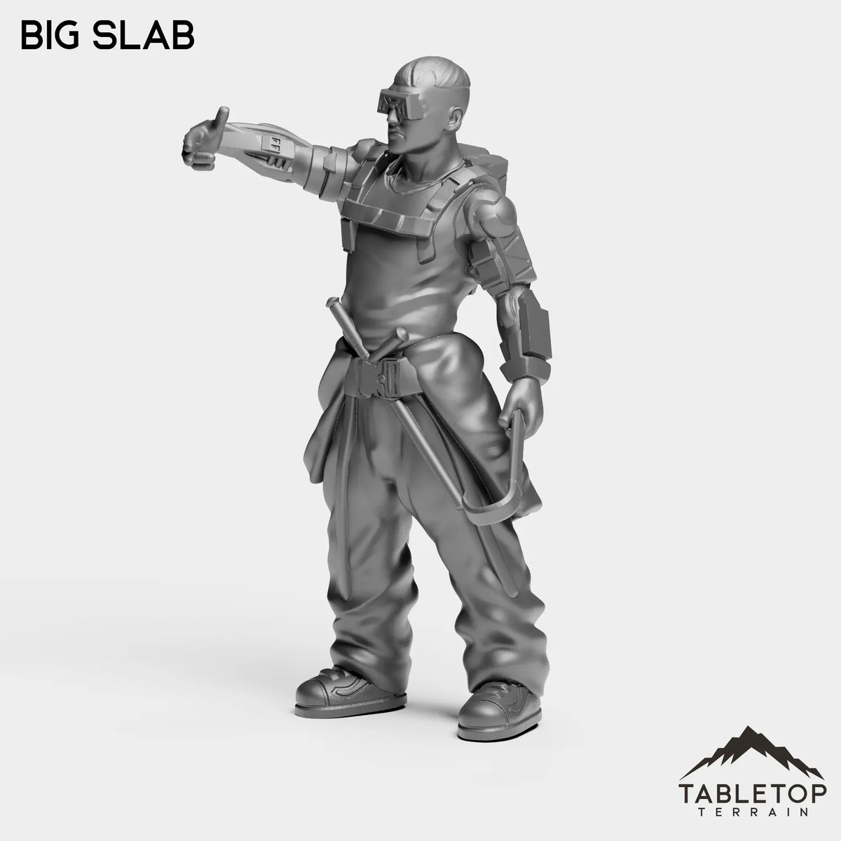 Tabletop Terrain Miniature Big Slab - Black Site Prisoners