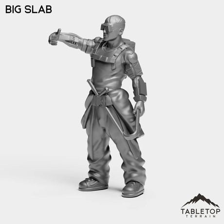 Tabletop Terrain Miniature Big Slab - Black Site Prisoners