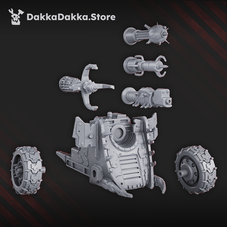 Tabletop Terrain Miniature Big Wheelz Gat