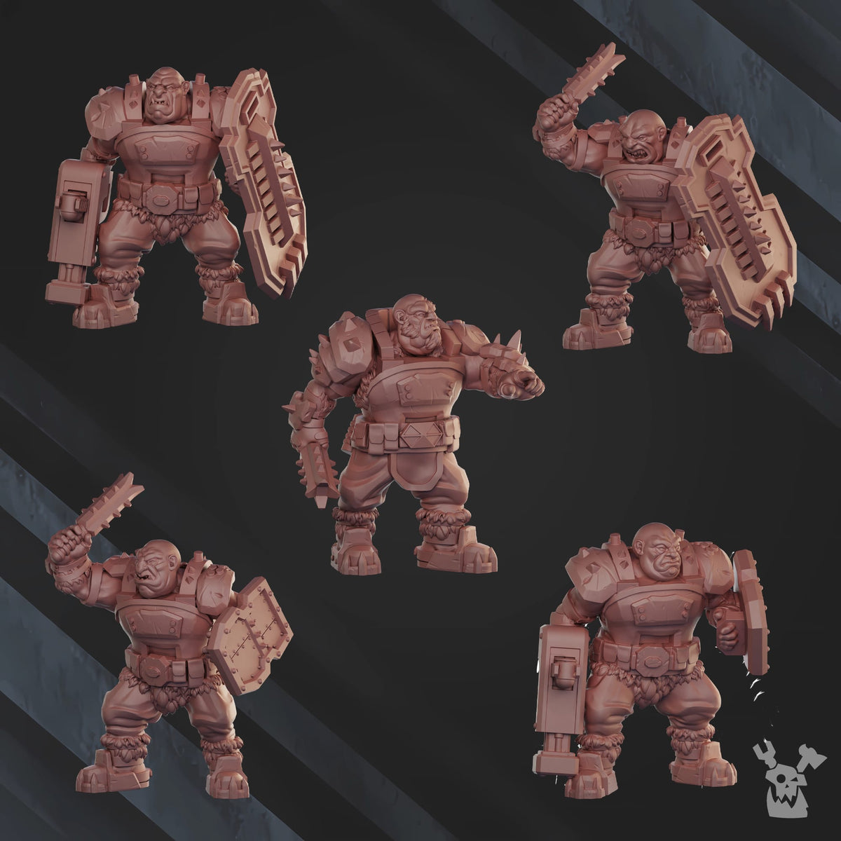 Tabletop Terrain Miniature "Bigfoot" Heavy Squad