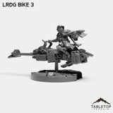 Tabletop Terrain Miniature Bike 3 LRDG Bikers