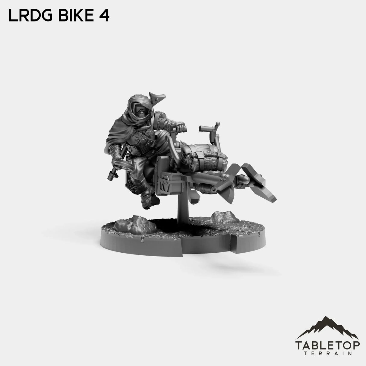Tabletop Terrain Miniature Bike 4 LRDG Bikers